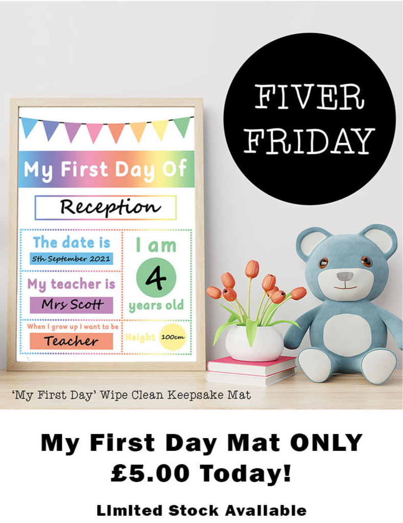 My First Day Mat (Wipe Clean)