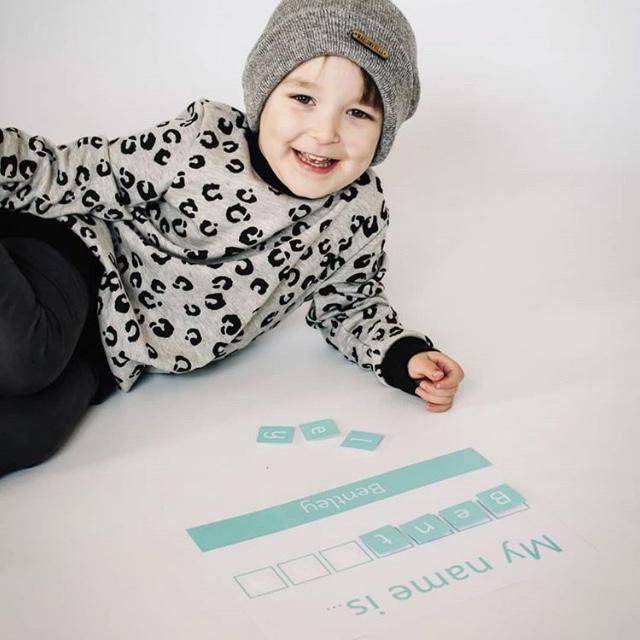 Personalised 'My Name is...' Spelling Mat-Little Boo Learning-literacy,spelling