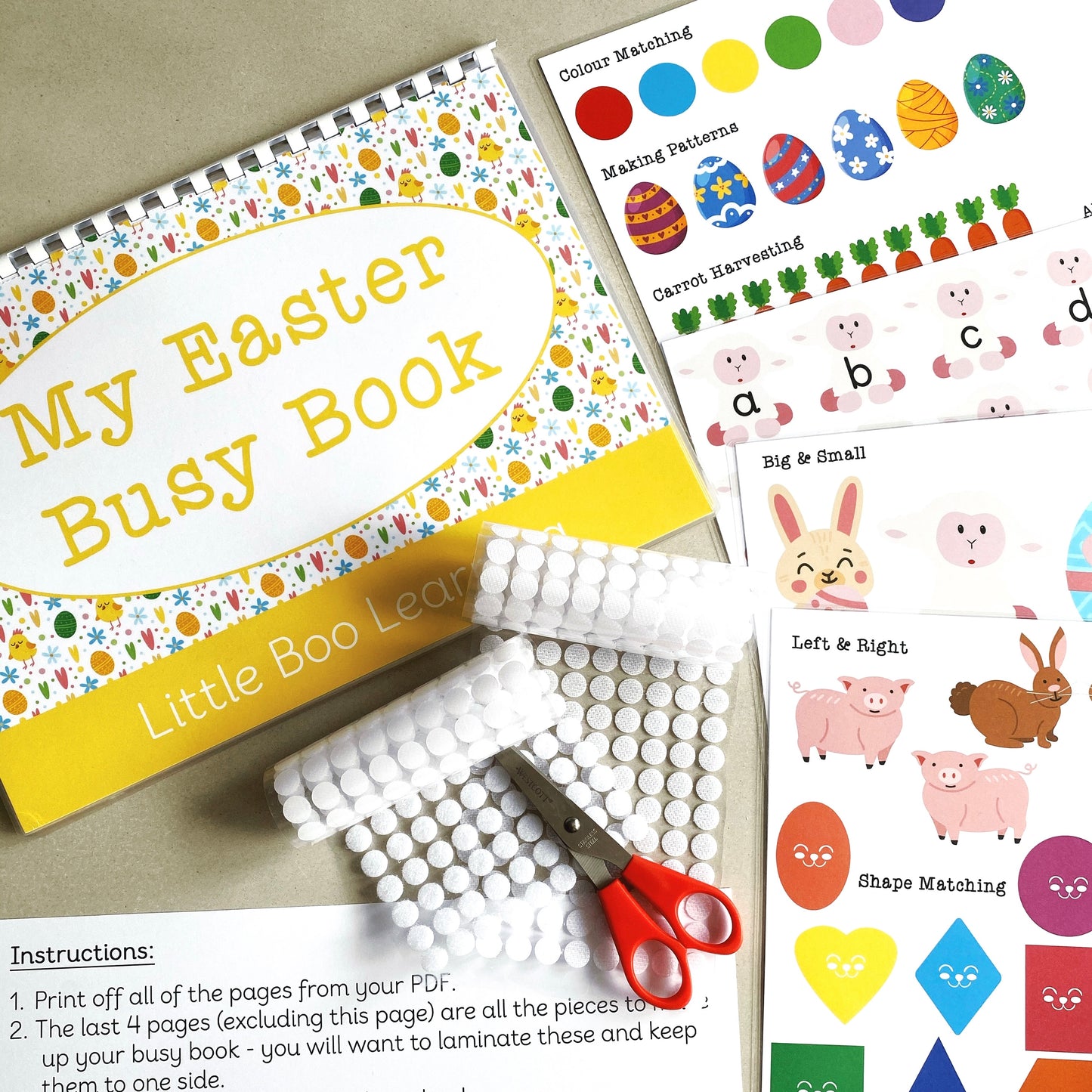 Easter Pre-School Busy Book | Digital Download