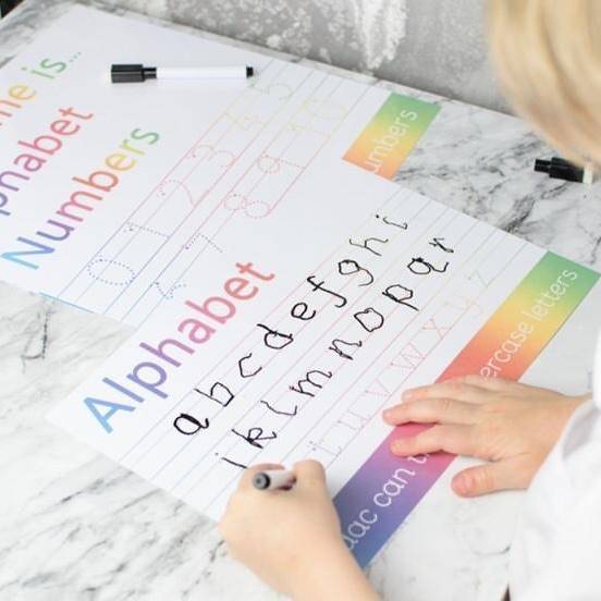 PERSONALISED Guided Writing Learning Mat Pack-Little Boo Learning-Learning Mat