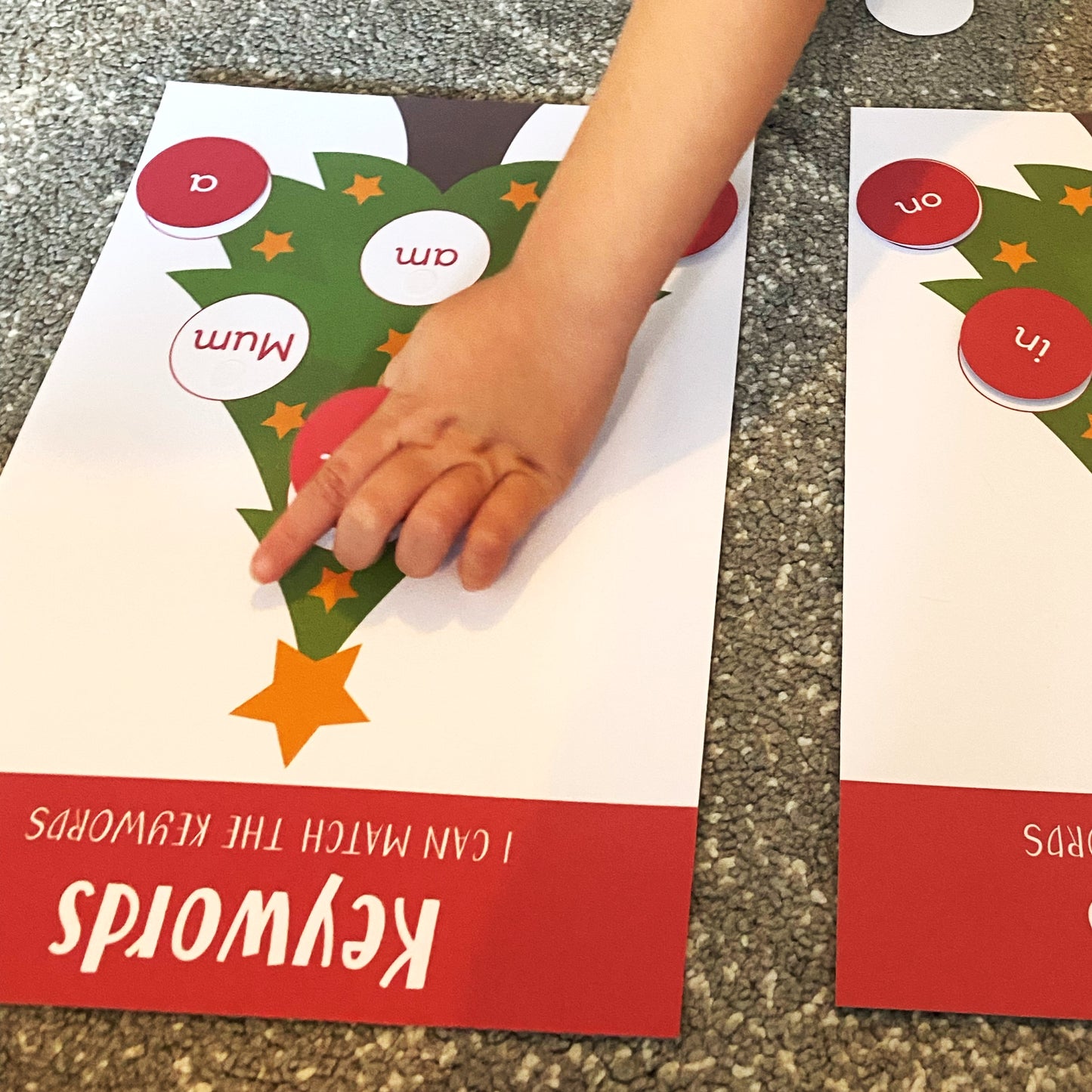 Keywords / Tricky Words Christmas Tree
