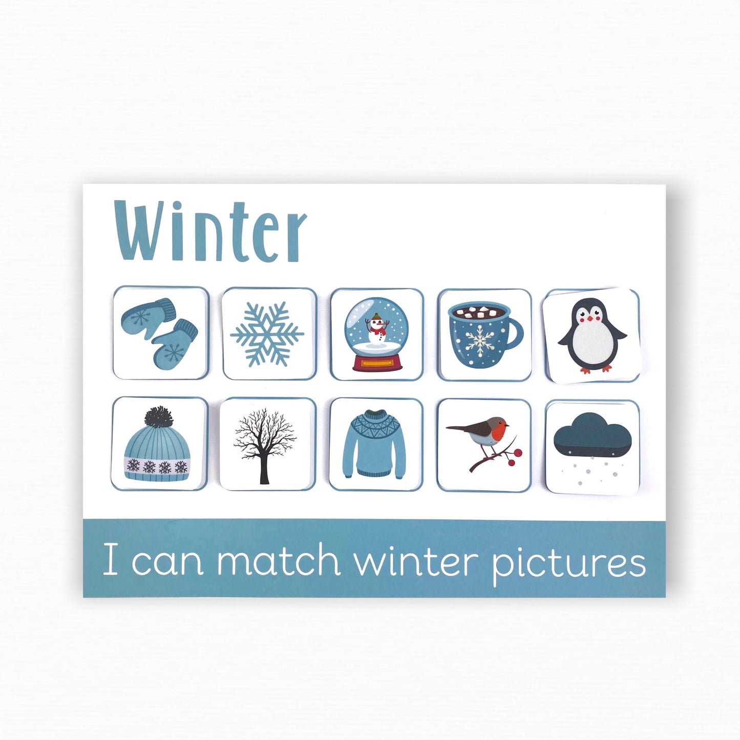 Personalised Winter Learning Mat