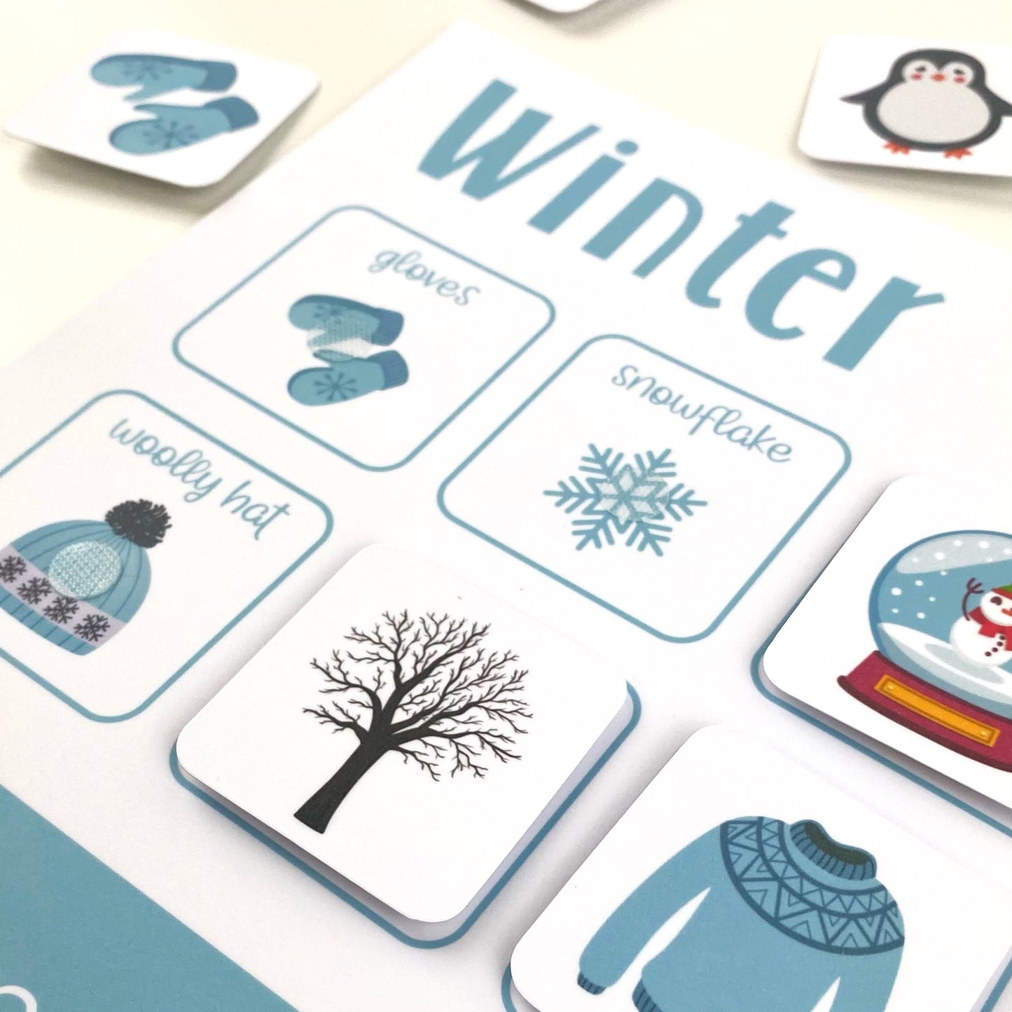 Personalised Winter Learning Mat