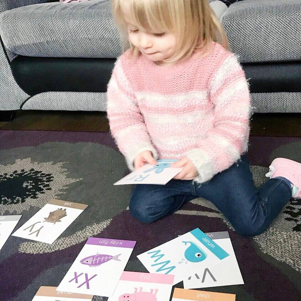 Animal Alphabet Toddler Flashcards