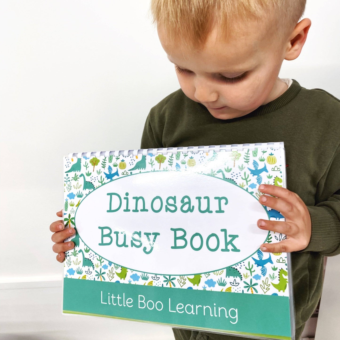 Dinosaur Pre-School Busy Book | Digital Download-Little Boo Learning-
