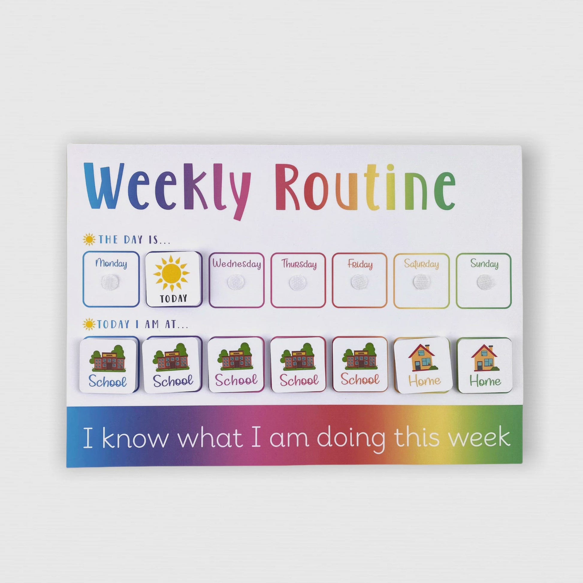 Children's Weekly Routine Chart for ASD | Autism Resources