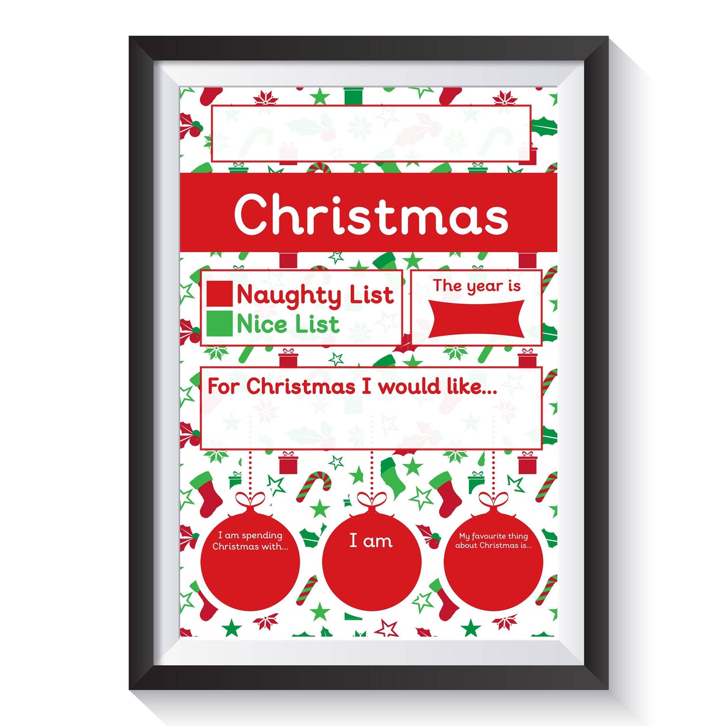 READY-TO-POST Wipe Clean Christmas Milestones Photo Prop Mat-Little Boo Learning-advent calender,Christmas,christmas countown,countdown,homeschool,learning resources,numeracy resources,toddler resources