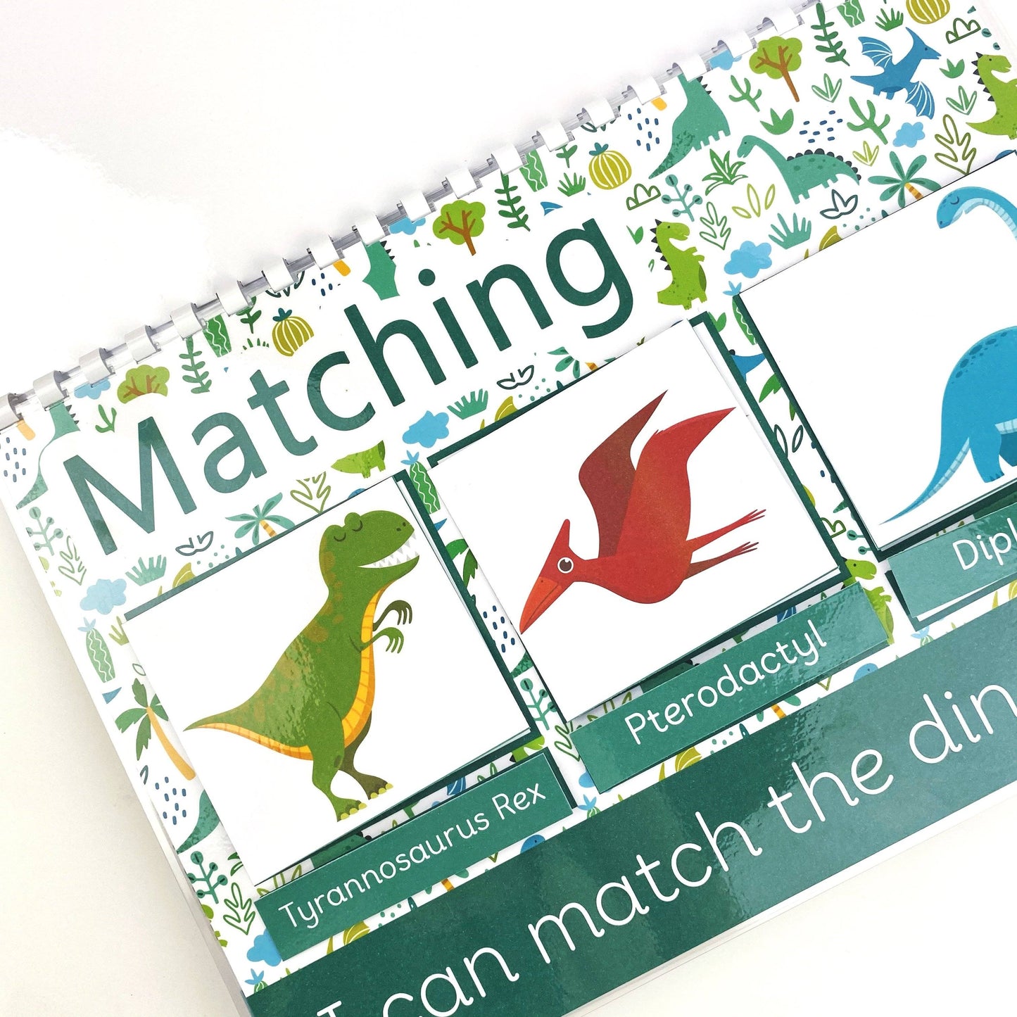 Dinosaur Pre-School Busy Book | Digital Download-Little Boo Learning-