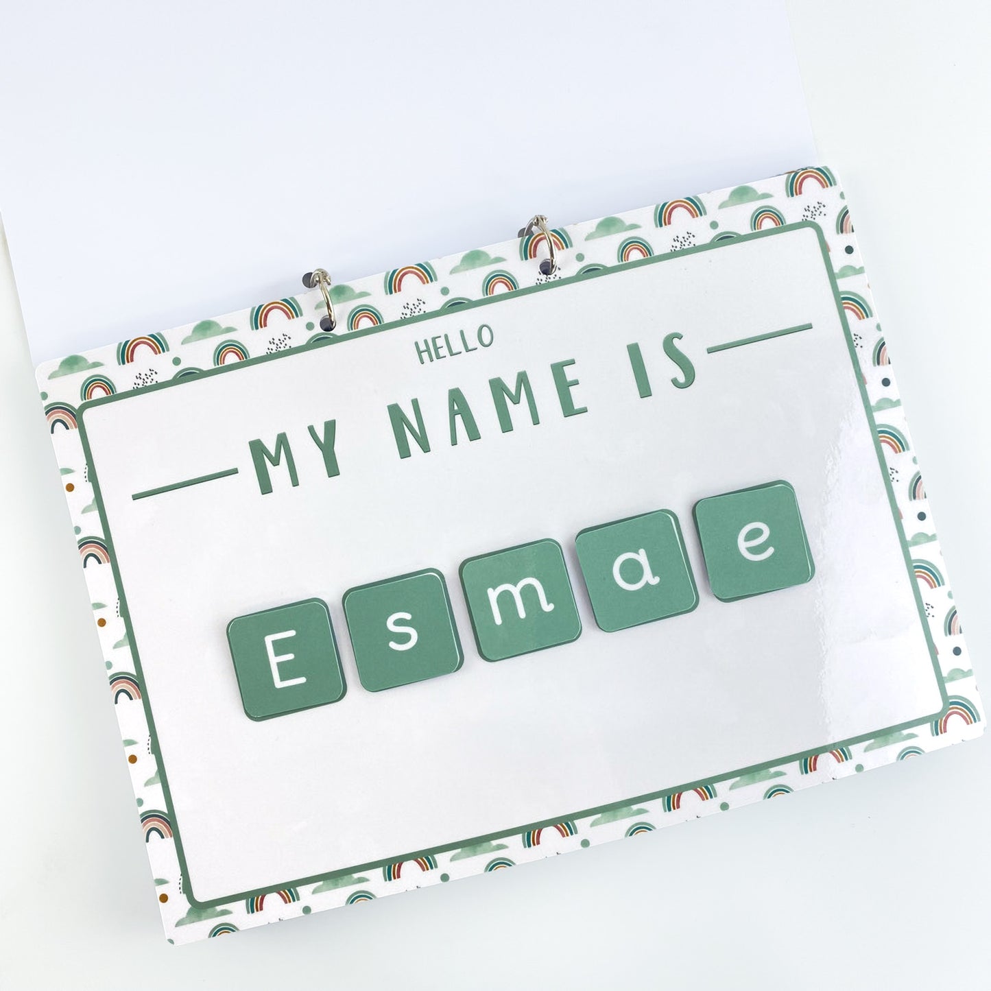 'My name is...' Page for Busy Book