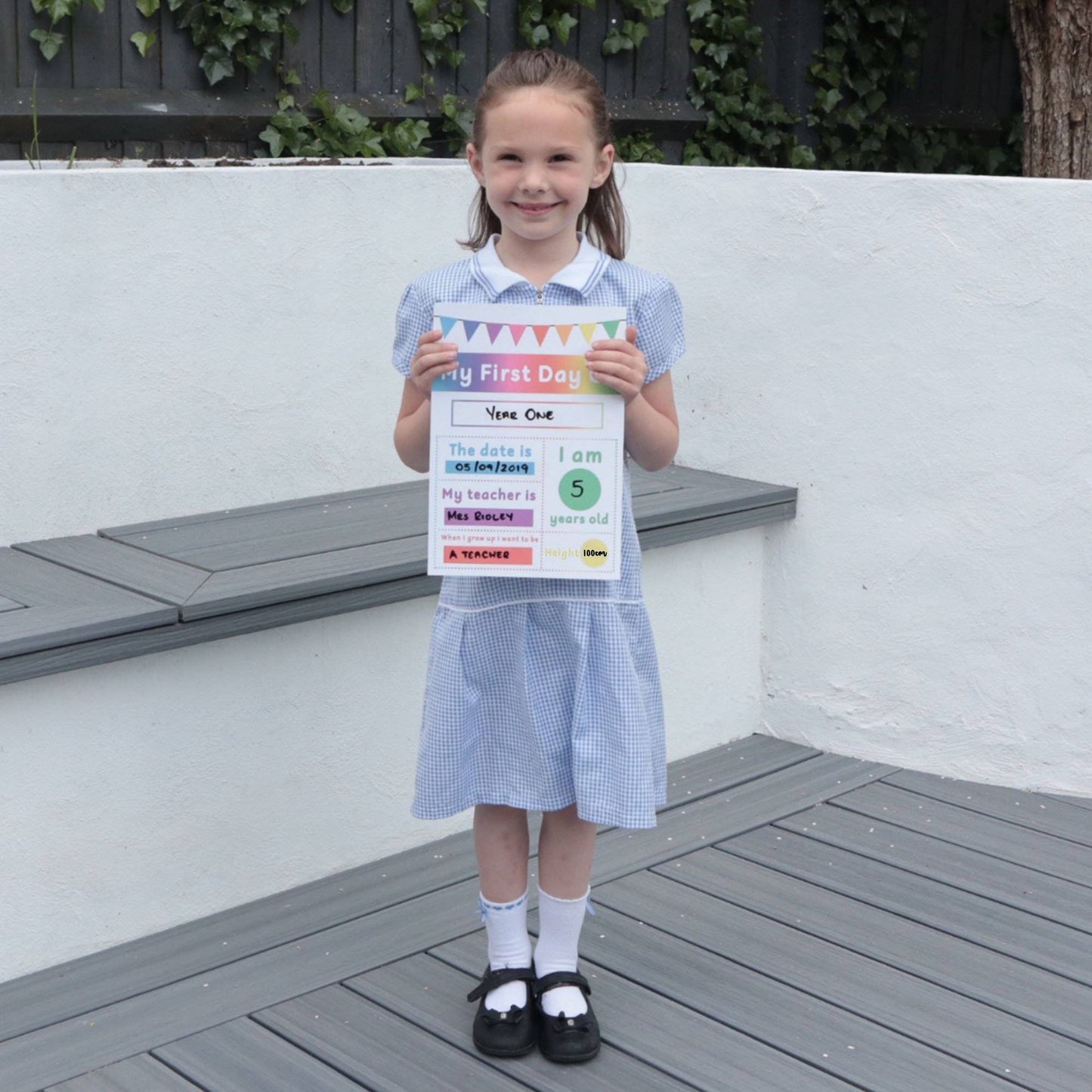 My First Day Mat (Digital Download)-Little Boo Learning-