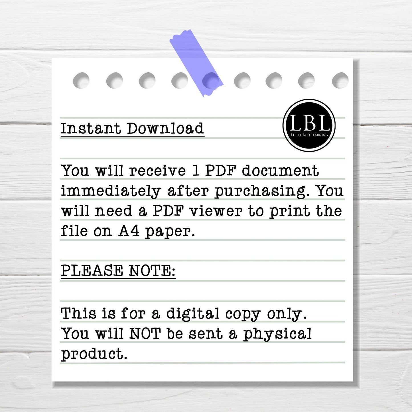 Number Bonds to 10 Reference Learning Mat | Digital Download-Little Boo Learning-