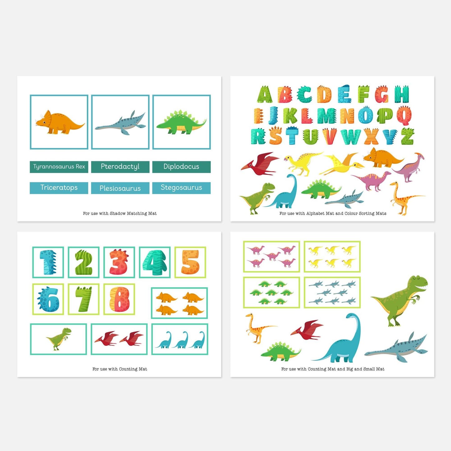 Dinosaur Pre-School Busy Book | Digital Download-Little Boo Learning-