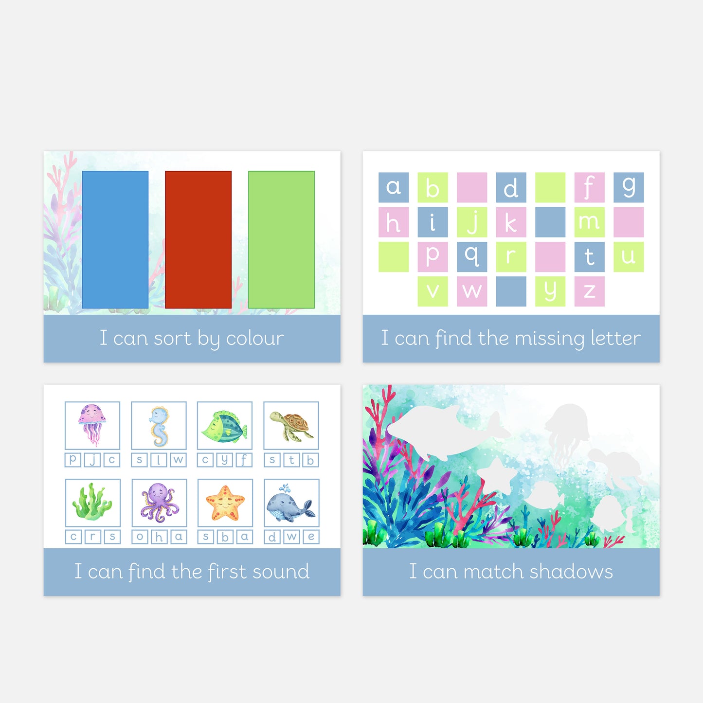 Under the Sea Busy Book Kit (Self Assembly)