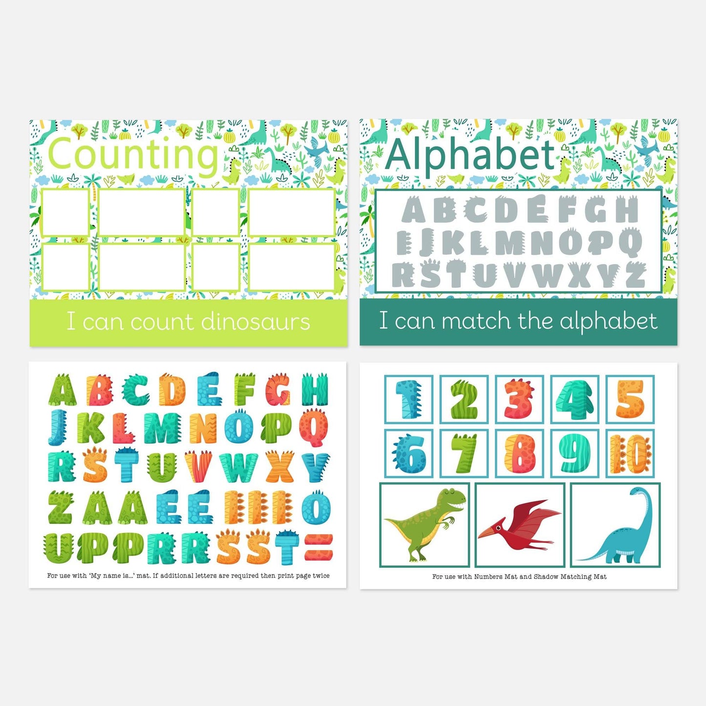 Dinosaur Pre-School Busy Book | Digital Download-Little Boo Learning-