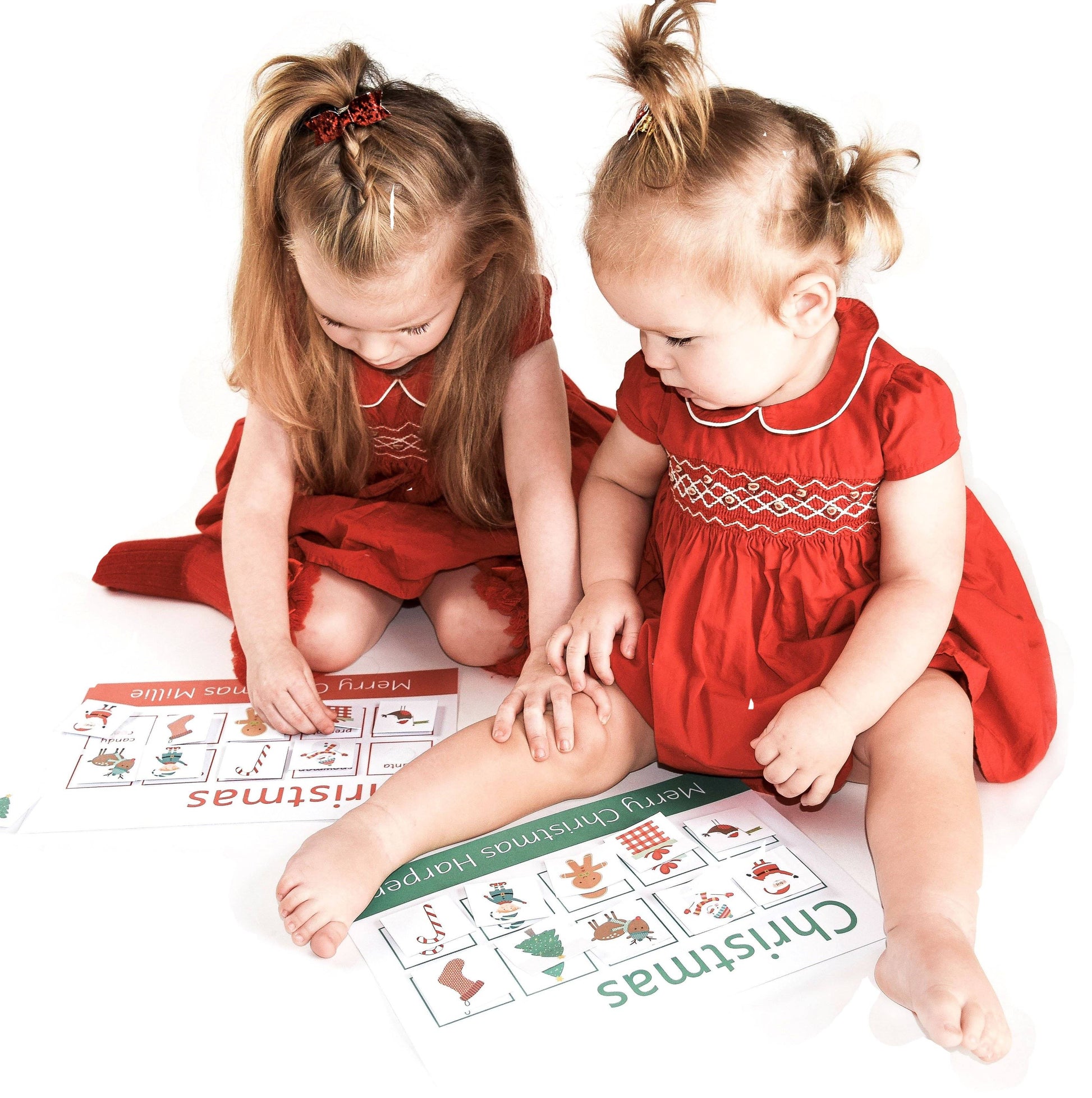 PERSONALISED Christmas Learning Mat (Stage 2 - Shadows)-Little Boo Learning-christmas,Learning Mat