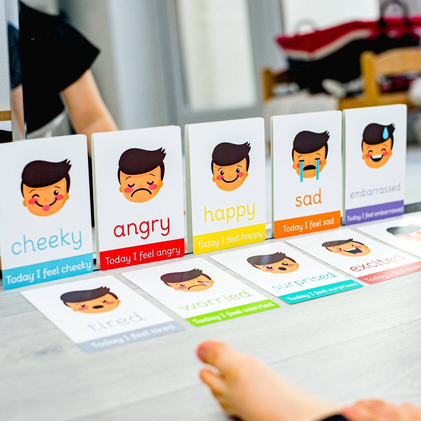 Boy Emotions Flashcards-Little Boo Learning-emotions,feelings,Flashcards,normal