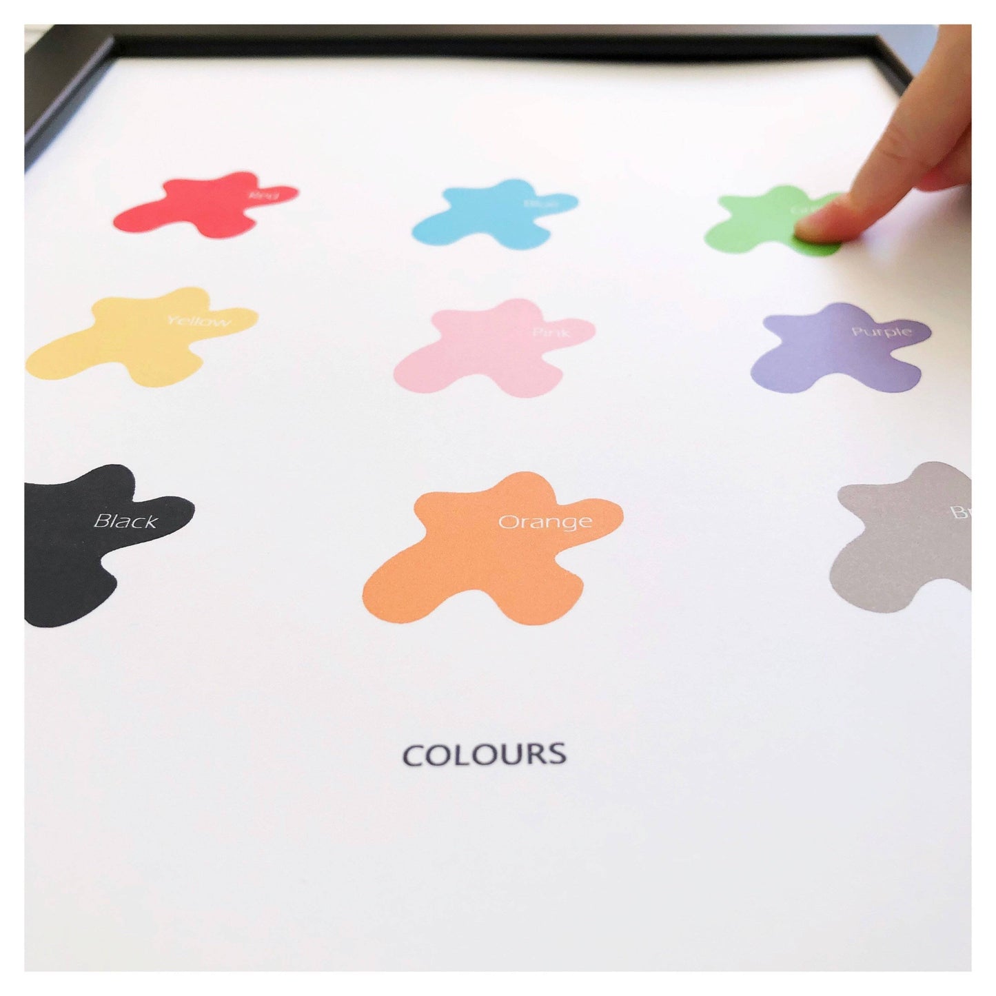 Colours Print A4-Little Boo Learning-