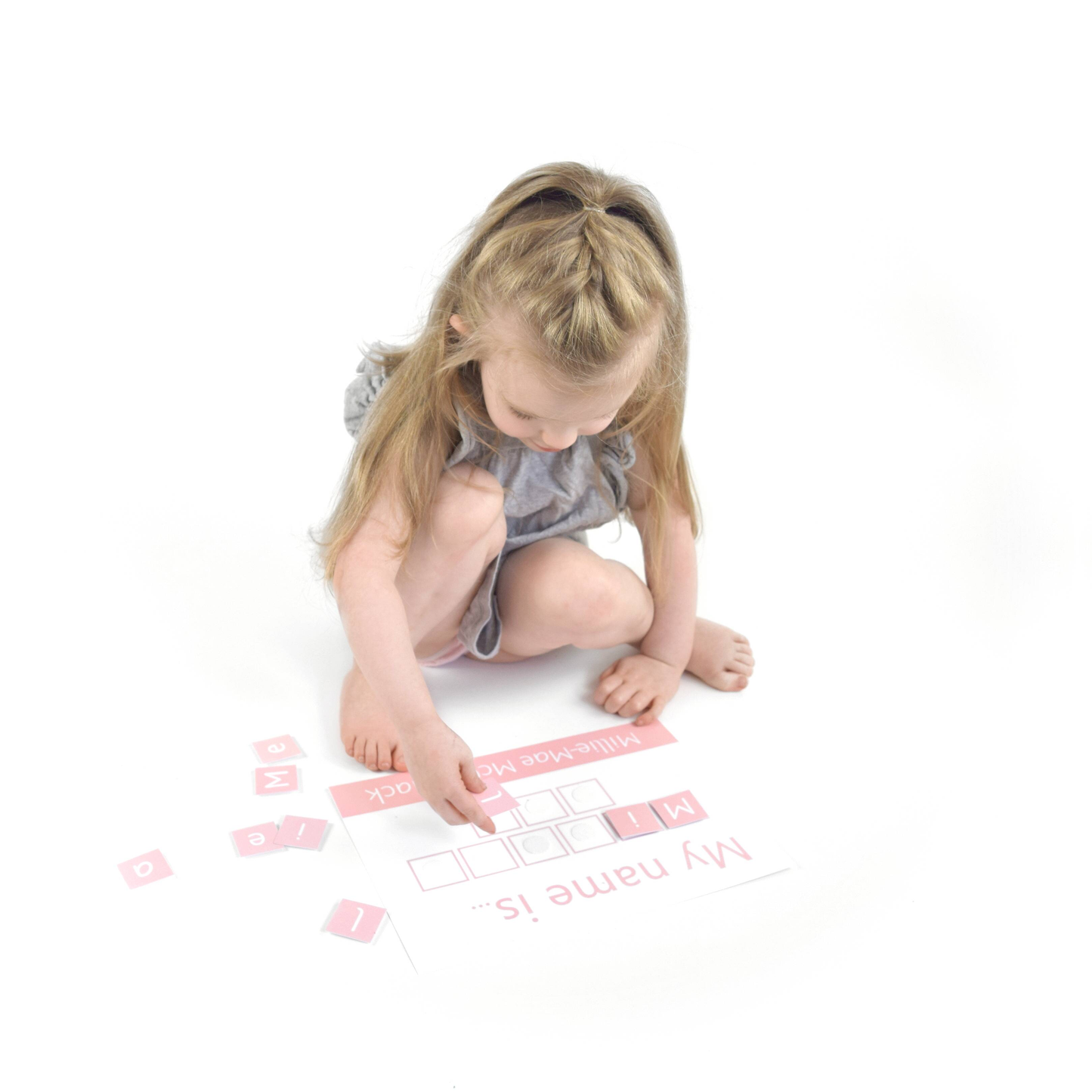 Personalised 'My Name is...' Spelling Mat-Little Boo Learning-literacy,spelling