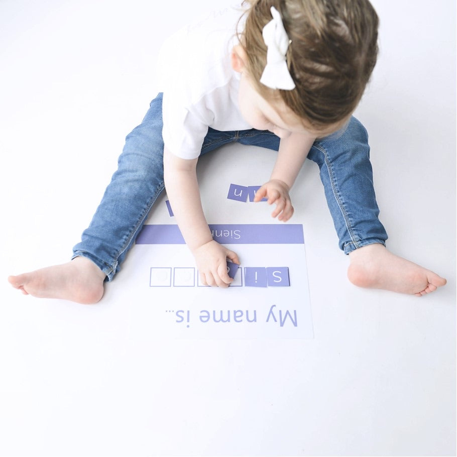 Personalised 'My Name is...' Spelling Mat-Little Boo Learning-literacy,spelling