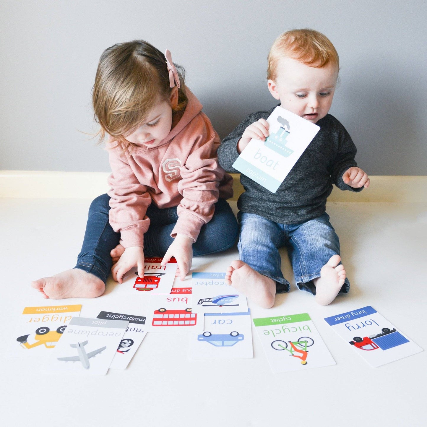 Transport Flashcards-Little Boo Learning-A6,black,blue,Colours,Flashcards,green,pink,purple,red,white,yellow