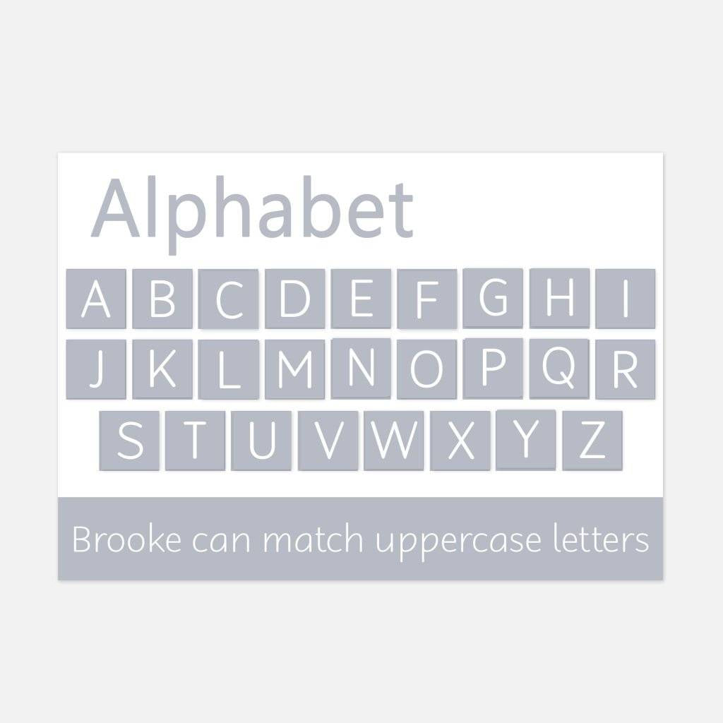 PERSONALISED Alphabet Learning Mat-Little Boo Learning-A-Z,ABC,Alphabet,Learning Mat,Letters,literacy