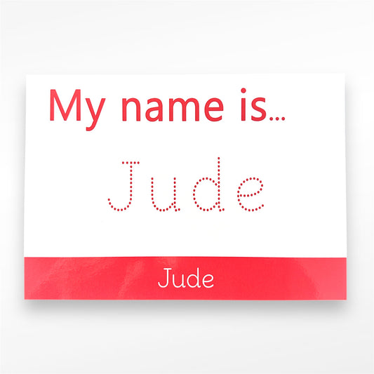 Jude - Name Tracing Mat