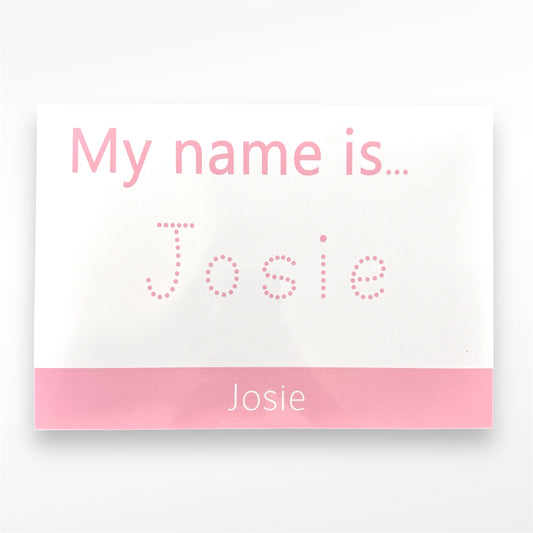 Josie - Name Tracing Mat (Pink)