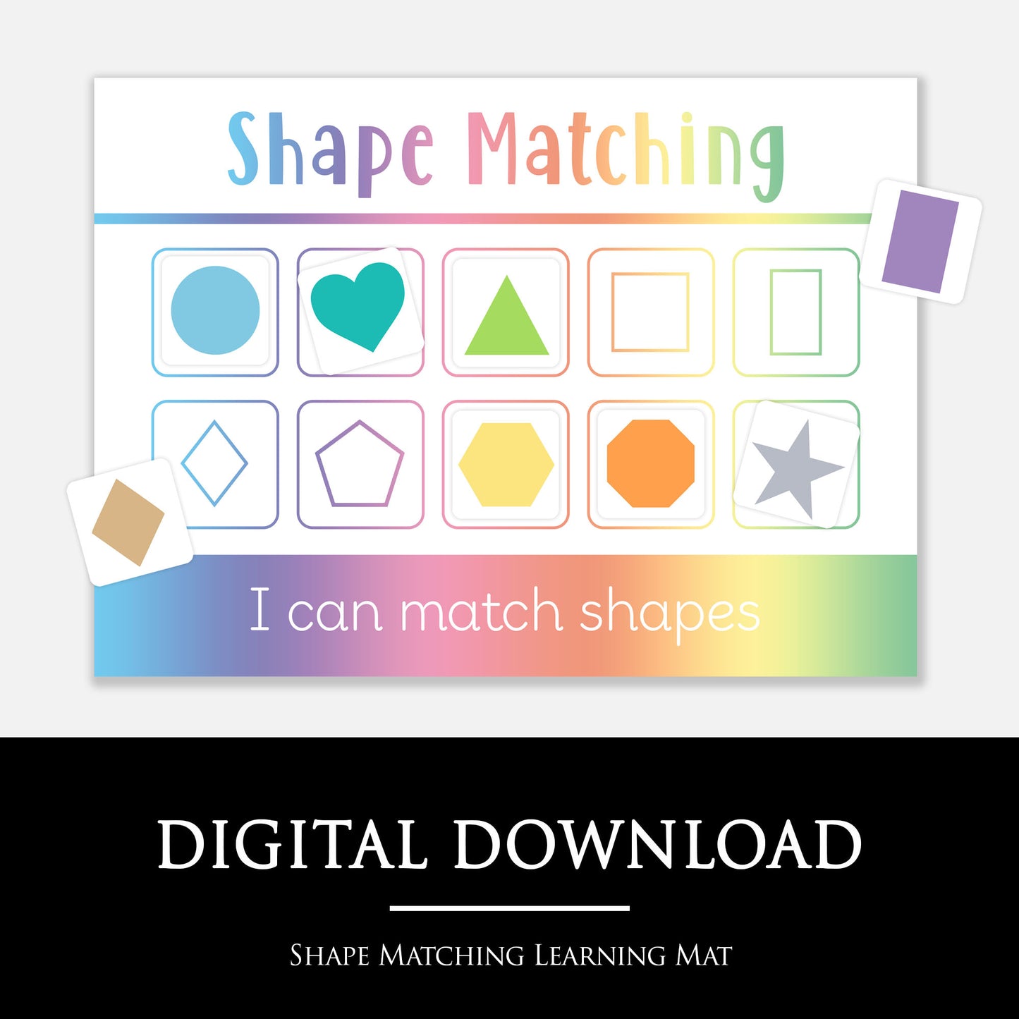 Shape Matching Learning Mat