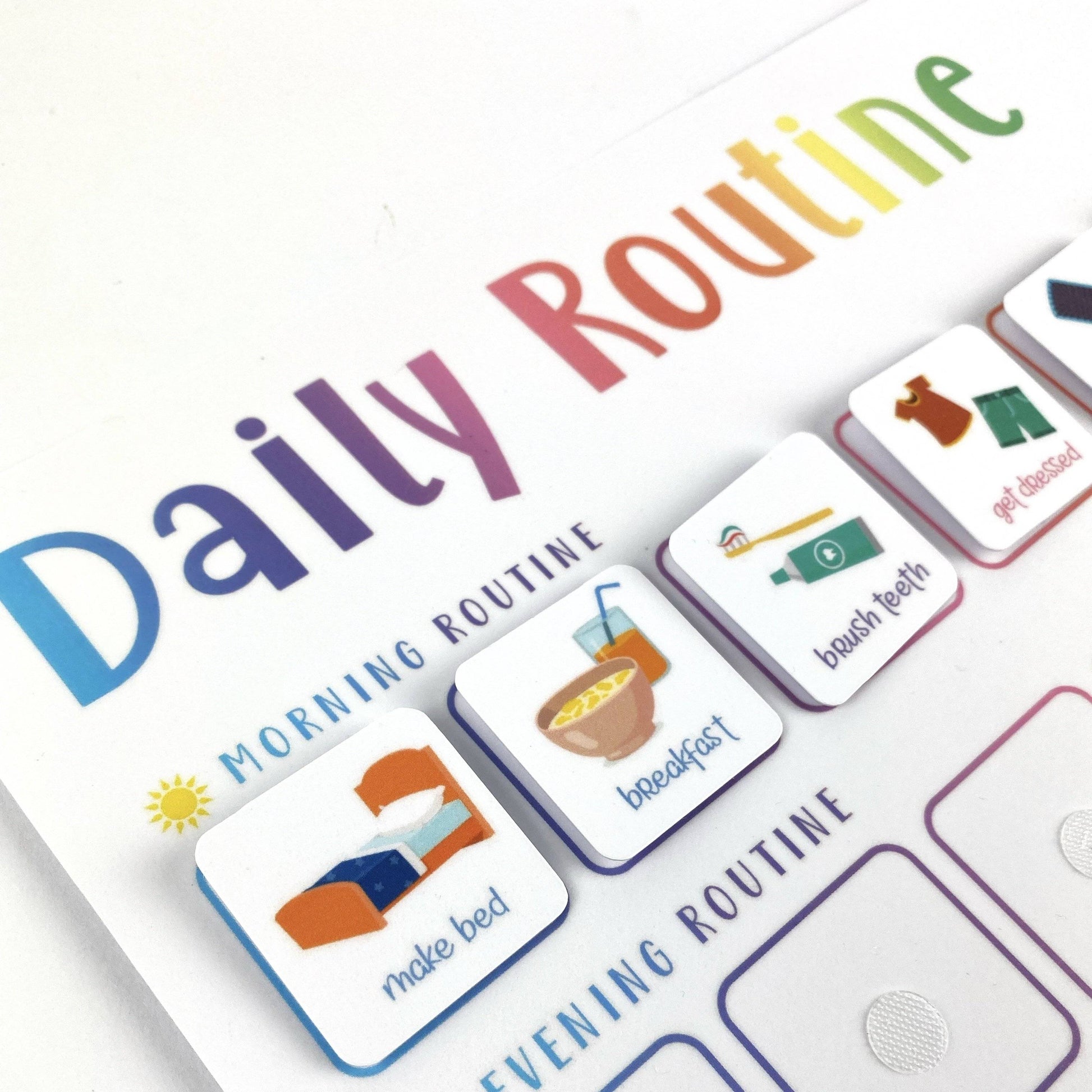 Children's Daily Routine Chart (Morning and Evening Routine)-Little Boo Learning-normal