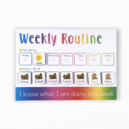Children's Weekly Routine Chart for ASD | Autism Resources