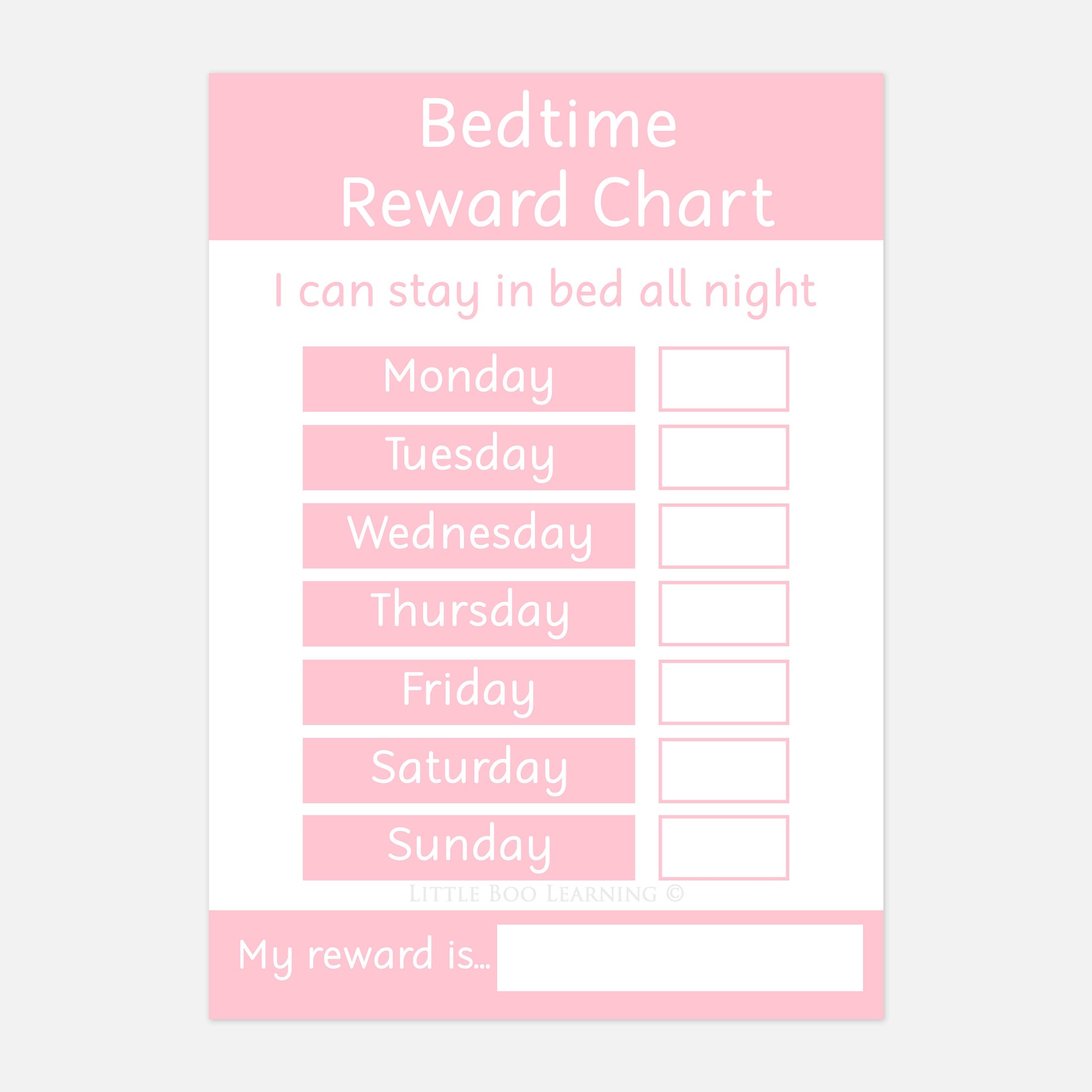 stay-in-bed-bedtime-reward-chart-digital-download-little-boo-learning for Free Printable Sleep Reward Chart Printable Stay in Bed' Bedtime Reward Chart (DIGITAL DOWNLOAD) – Little Boo Learning for Free Printable Sleep Reward Chart Printable