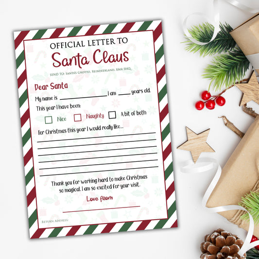 Official Letter to Santa Claus | Letter to Father Christmas