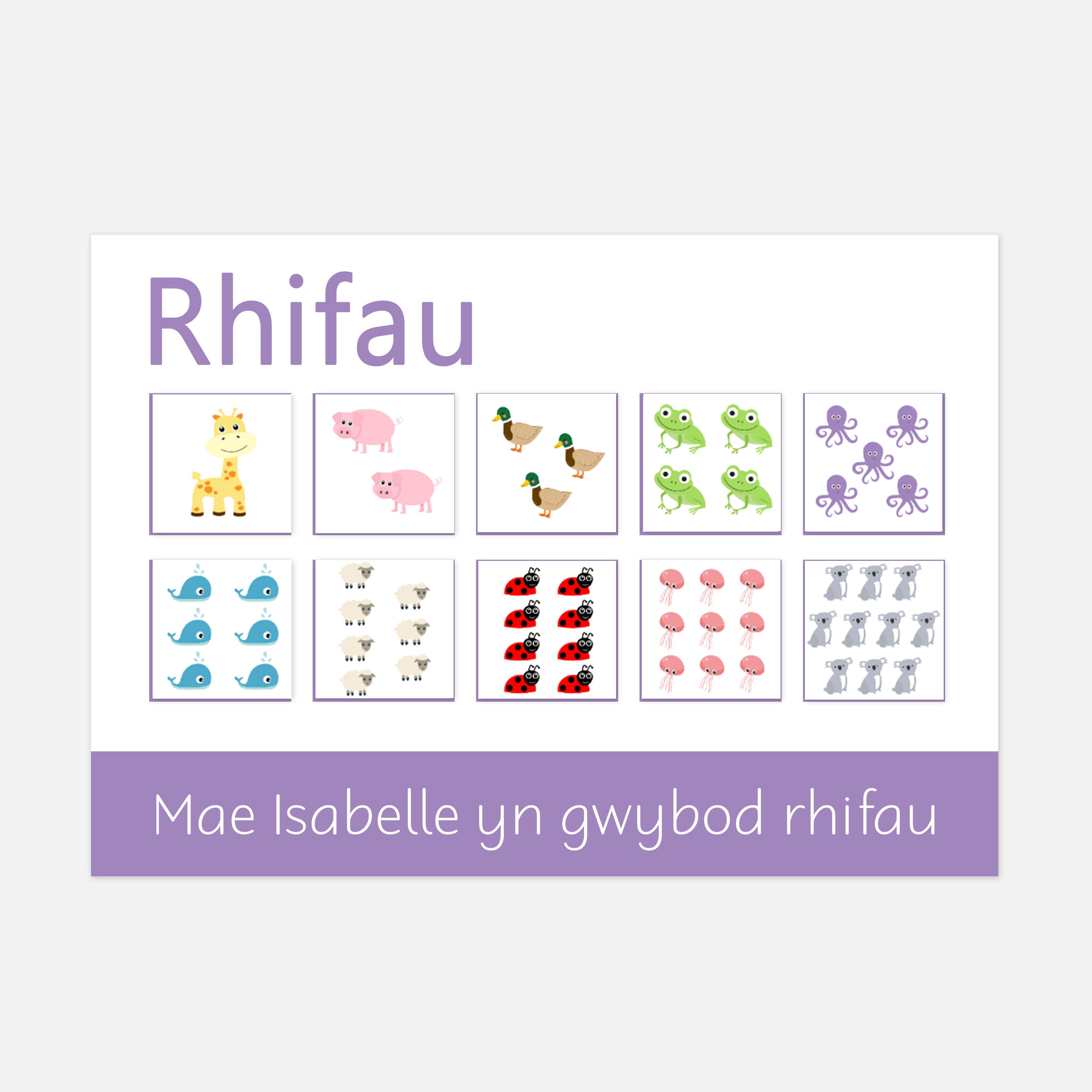 Welsh Mat Personalised Numbers Learning Mat (Welsh) – Little Boo Learning