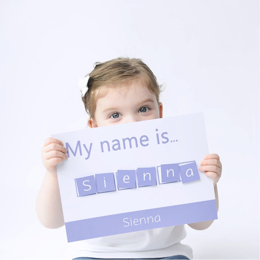 Personalised 'My Name is...' Spelling Mat-Little Boo Learning-literacy,spelling