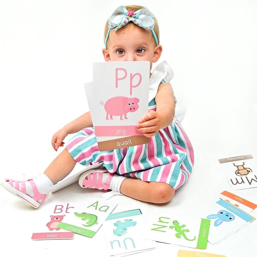 Animal Alphabet Toddler Flashcards-Little Boo Learning-A-Z,A6,ABC,Alphabet,Animals,educational,Flashcards,Little Boo Learning,normal,toddler