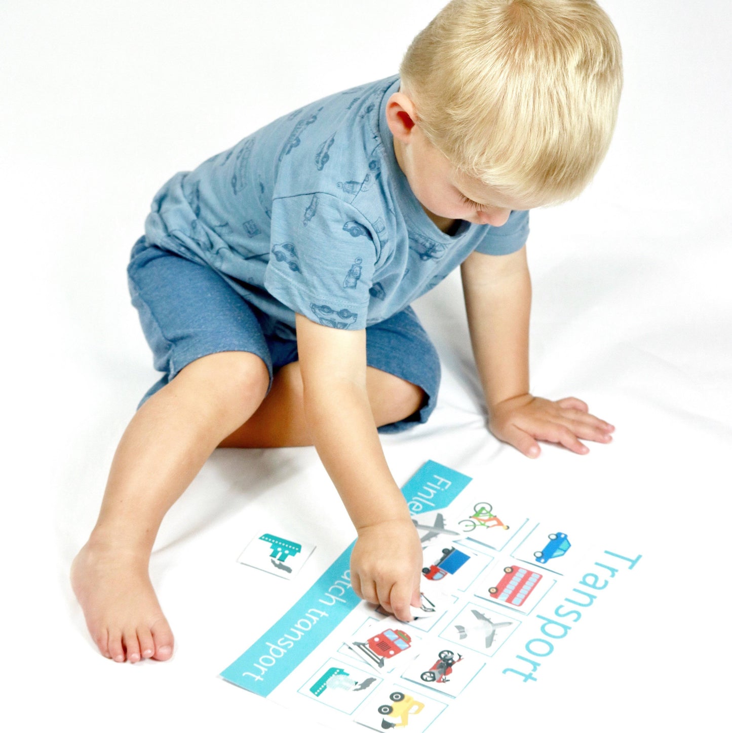 Personalised Transport Learning Mat-Little Boo Learning-holiday,learning,Learning Mat,toddler
