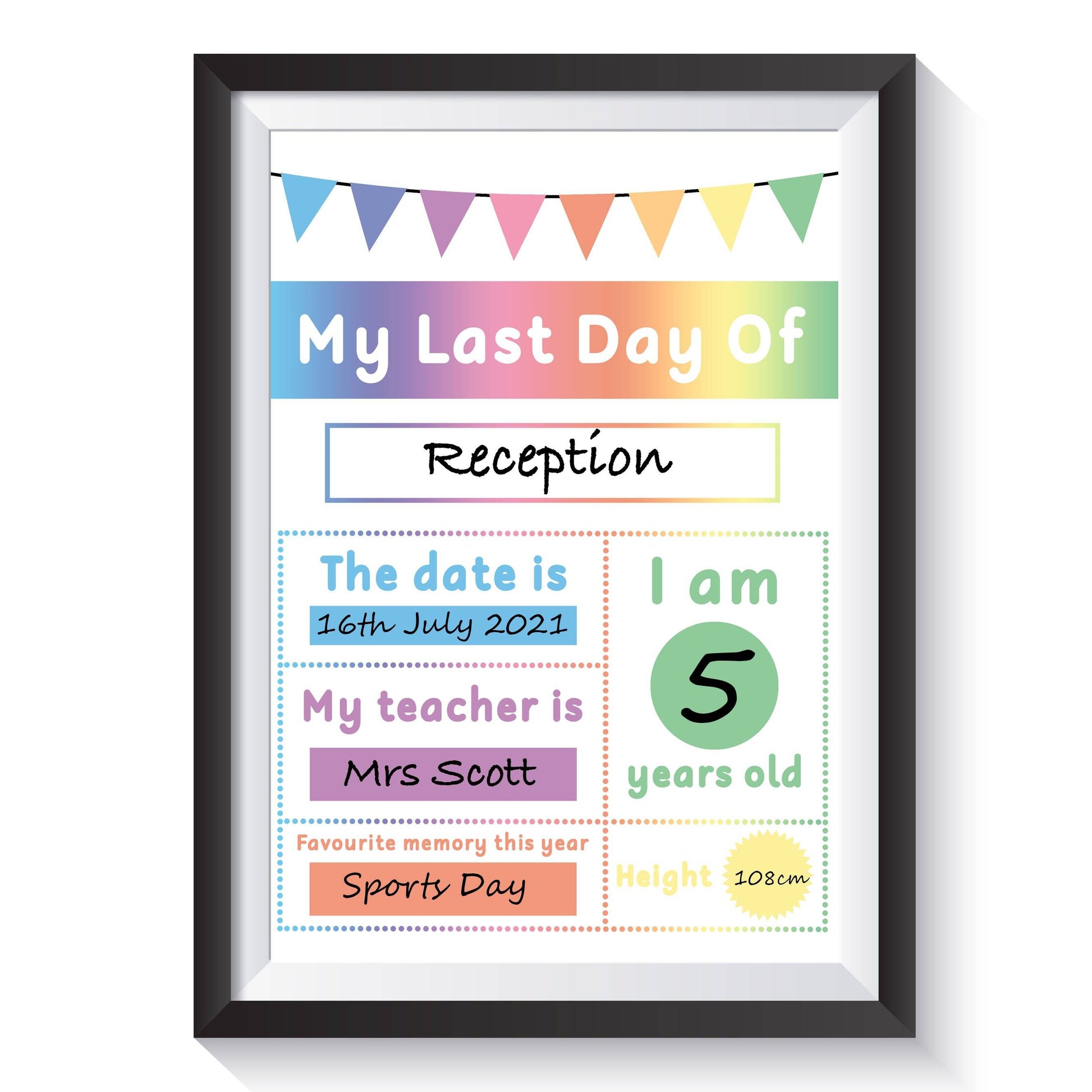 My Last Day Mat (Wipe Clean)-Little Boo Learning-