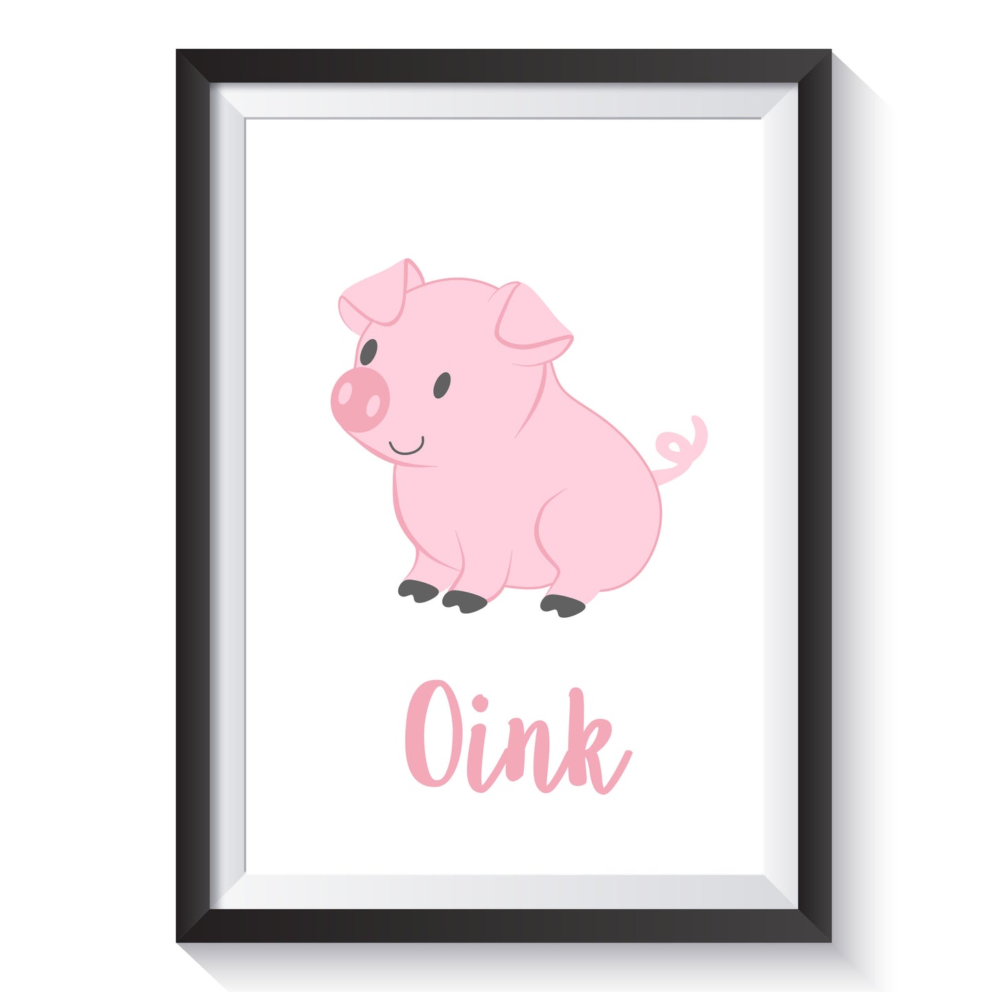 Farm Animals Prints A4 (Other Designs Available)-Little Boo Learning-